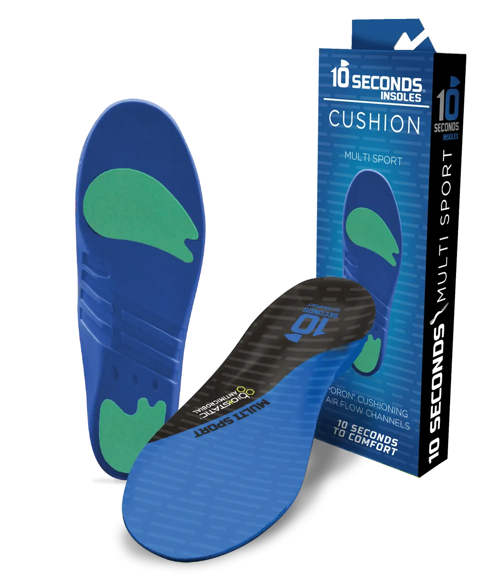 10 Seconds ® Multi-Sport Cushion Insoles