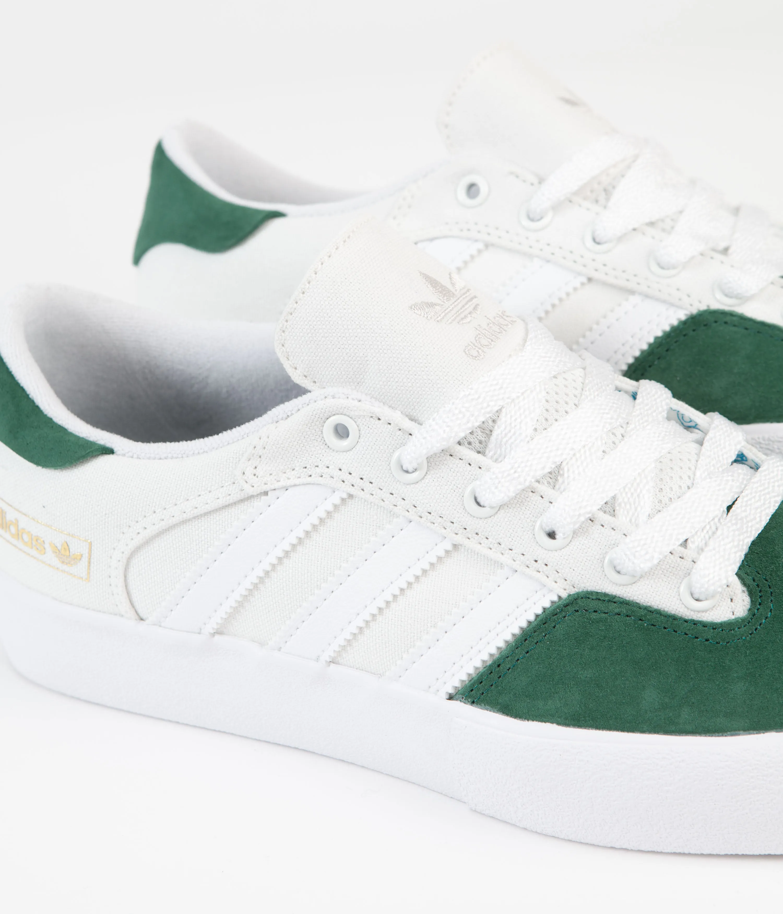 Adidas Matchbreak Super Shoes - Crystal White / FTWR White / Collegiate Green