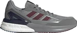 Adidas Nebzed Super Boost 'Grey Burgundy' sneakers, gray