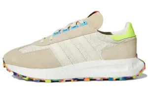 Adidas Originals Retropy E5 Pride Cream Sneakers, White/Purple