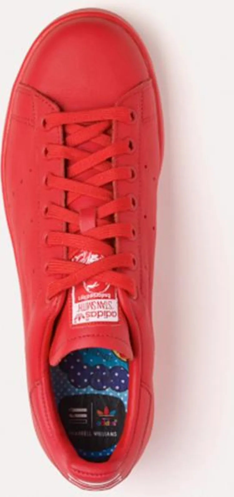 Adidas Pharrell Williams x Stan Smith sneakers, red