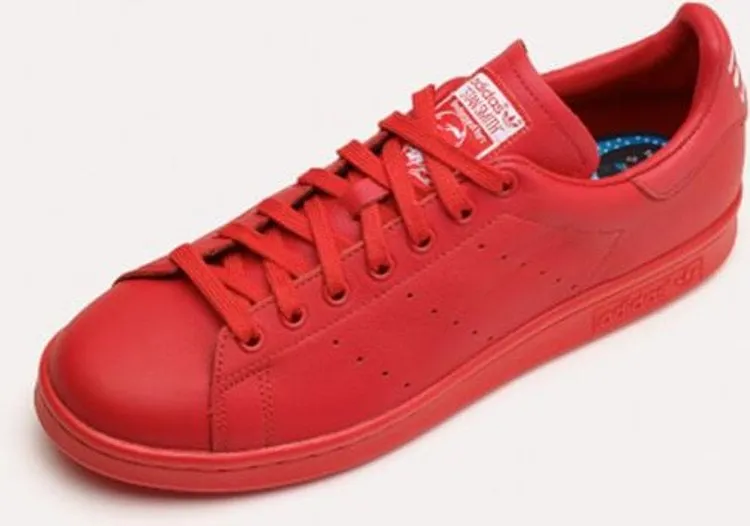 Adidas Pharrell Williams x Stan Smith sneakers, red