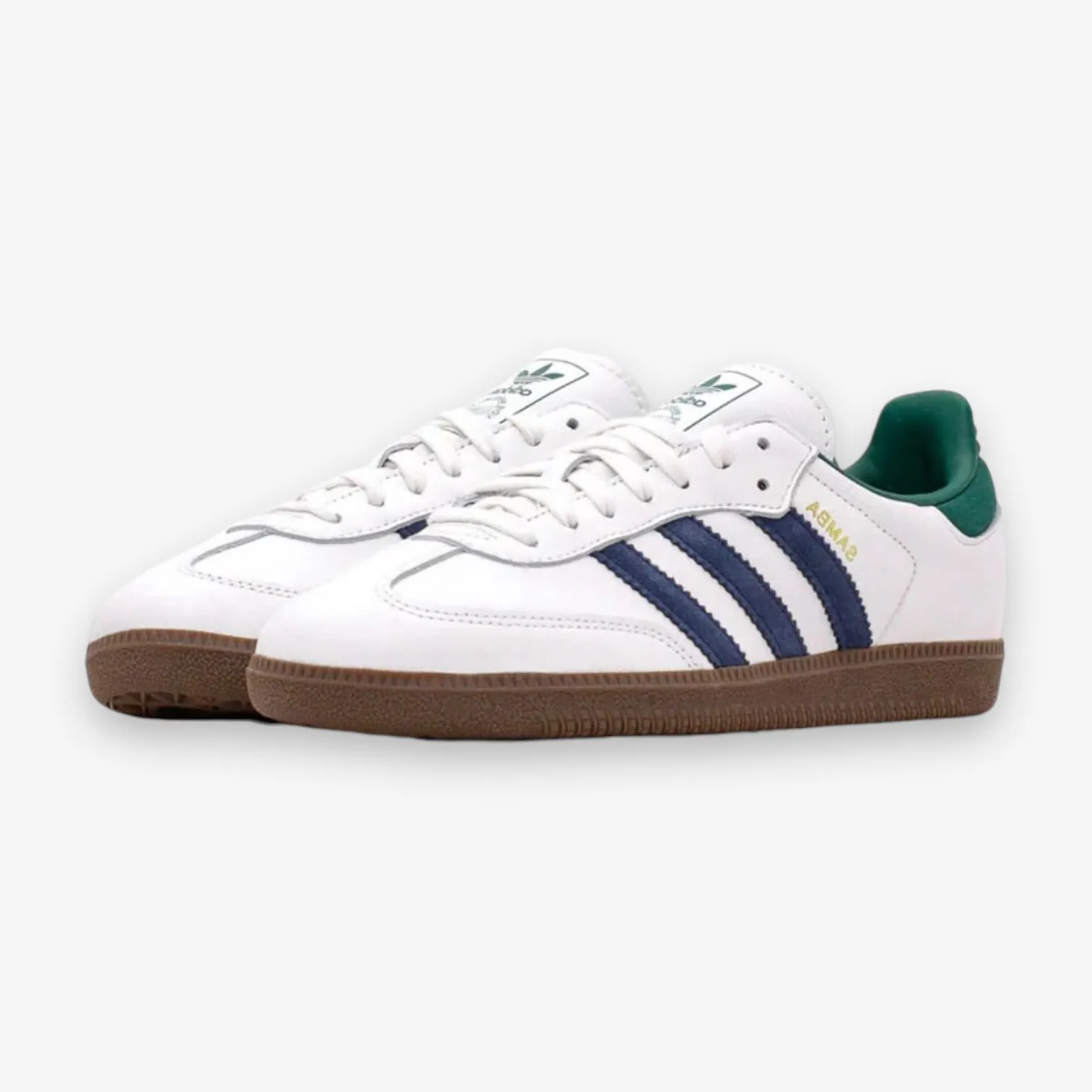 Adidas Samba OG blk wht green IH4882