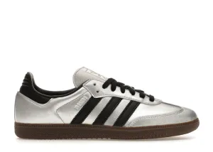 Adidas Samba Og Silver Metallic Black Gum (Women'S)