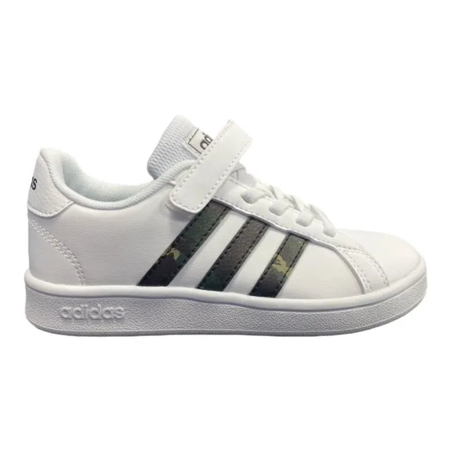 Adidas scarpa da ginnastica da bambini Grand Court EL C GZ1085 white-camu