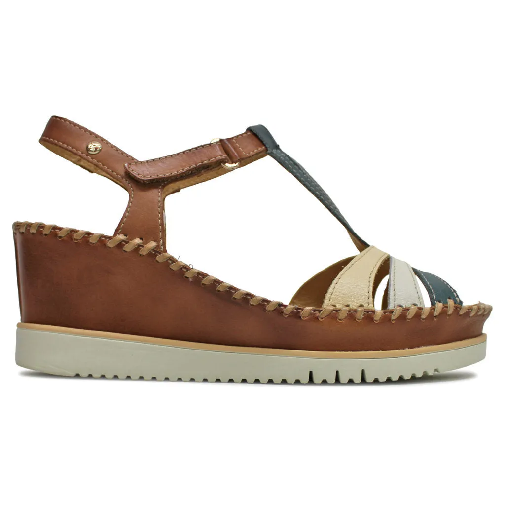 Aguadulce Leather Women's Wedge Sandals