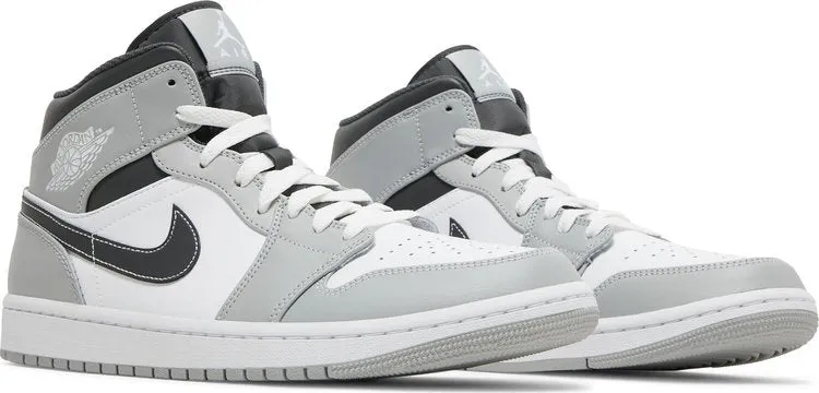 Air Jordan 1 Mid Light Smoke Gray Sneakers