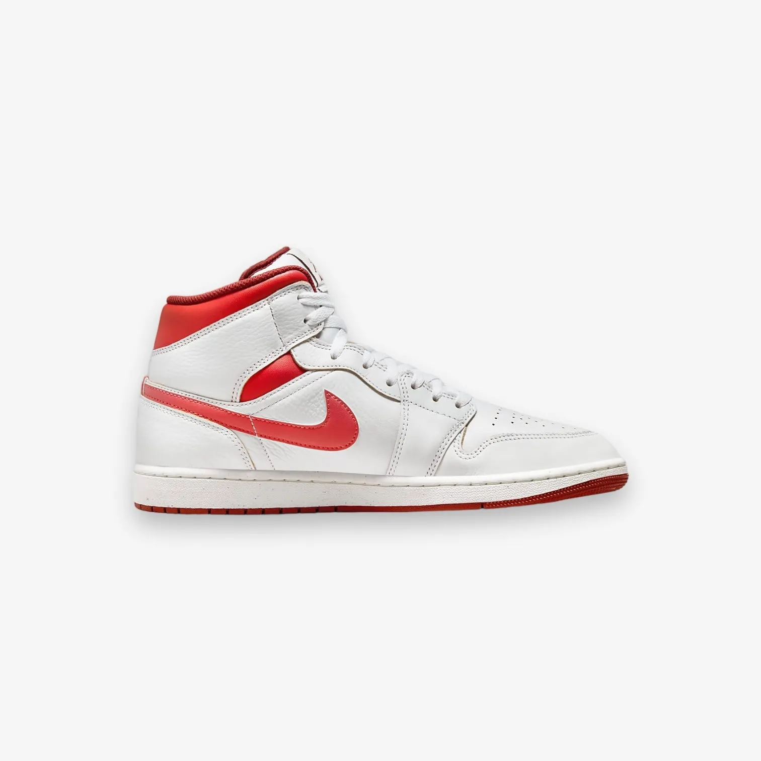 Air Jordan 1 Mid SE GS White Lobster Dune Red Sail Grade School FJ3464-160