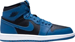 Air Jordan 1 Retro High OG PS Dark Marina Blue sneakers, blue