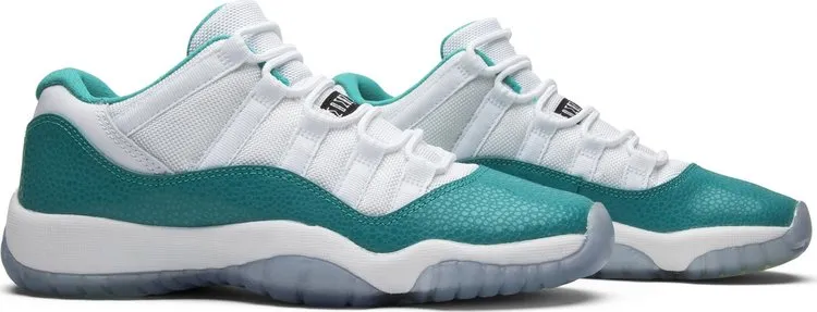 Air Jordan 11 Retro Low GS Aqua Safari, white