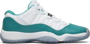 Air Jordan 11 Retro Low GS Aqua Safari, white