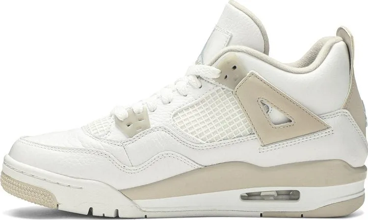 Air Jordan 4 Retro GS Linen sneakers, white