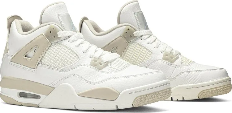 Air Jordan 4 Retro GS Linen sneakers, white