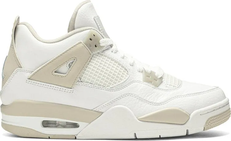 Air Jordan 4 Retro GS Linen sneakers, white