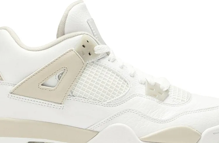 Air Jordan 4 Retro GS Linen sneakers, white