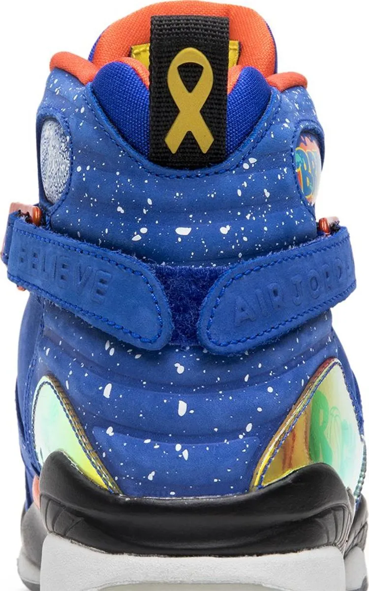 Air Jordan 8 Retro DB GS Doernbecher sneakers, blue