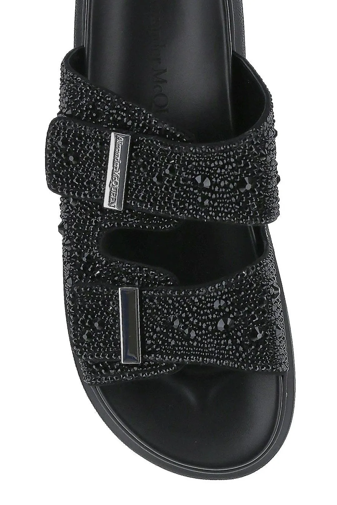 Alexander Mcqueen Hybrid Sequin Embellished Slide