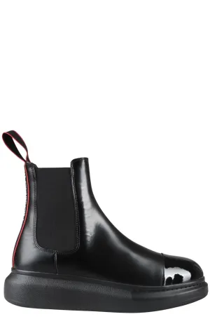 Alexander McQueen Logo Tab Hybrid Chelsea Ankle Boots