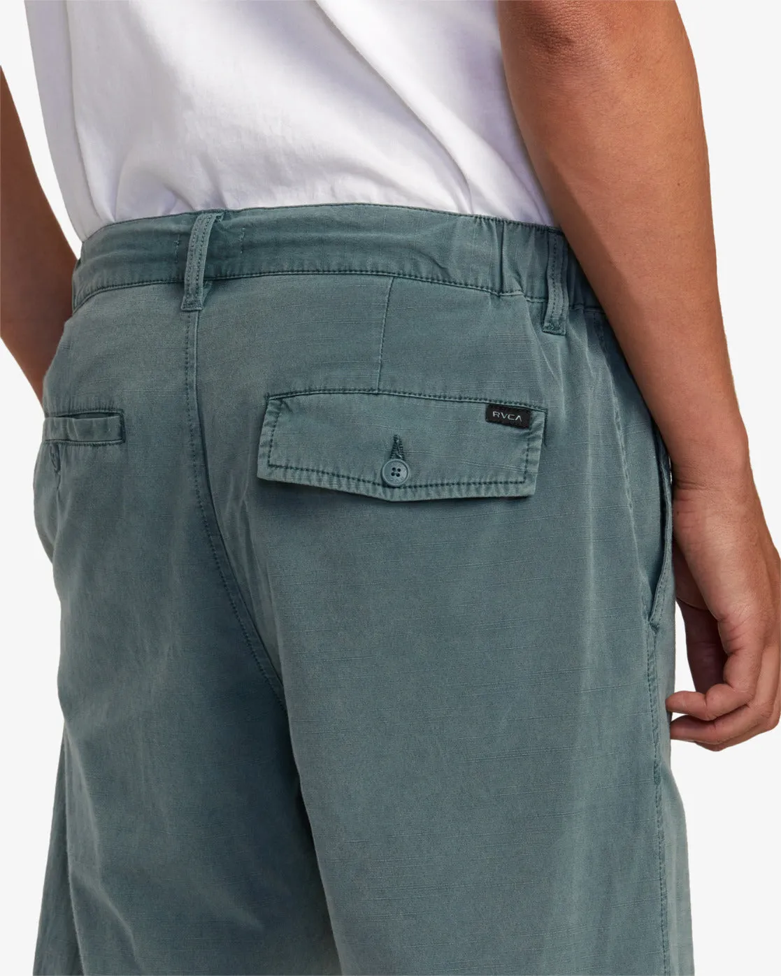 All Time Rinsed Coastal Hybrid Shorts 19” - Balsam Green