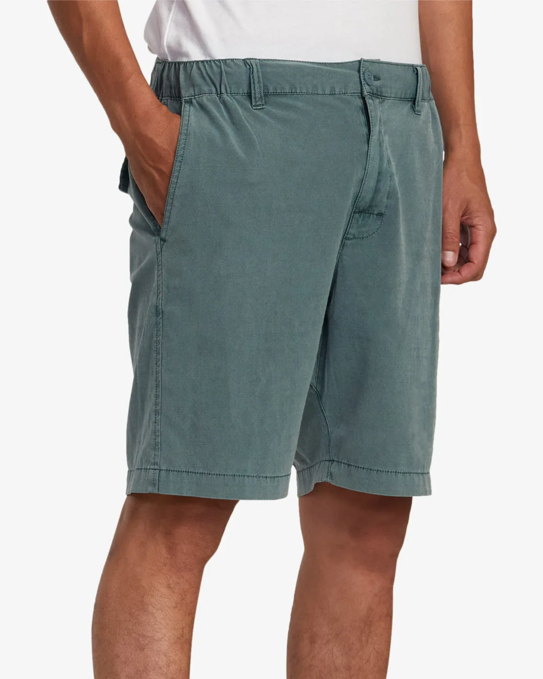 All Time Rinsed Coastal Hybrid Shorts 19” - Balsam Green