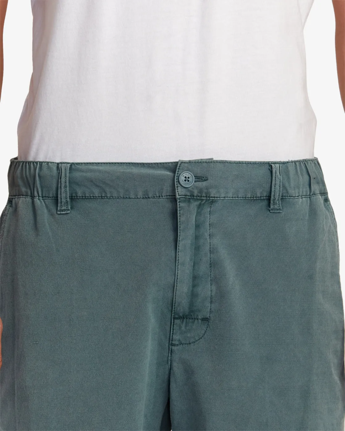 All Time Rinsed Coastal Hybrid Shorts 19” - Balsam Green