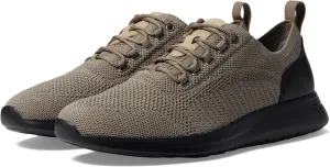 Amherst Knit U-Throat Johnston & Murphy Sneakers, Taupe