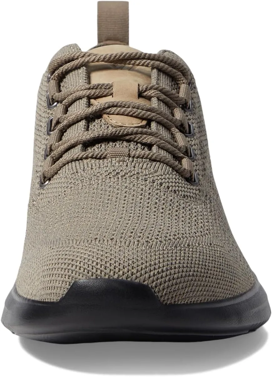 Amherst Knit U-Throat Johnston & Murphy Sneakers, Taupe