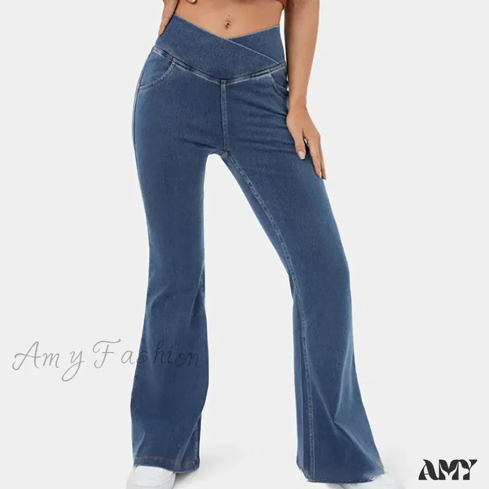 Amy Fashion - Slim Fit Pants Women on Pants Women