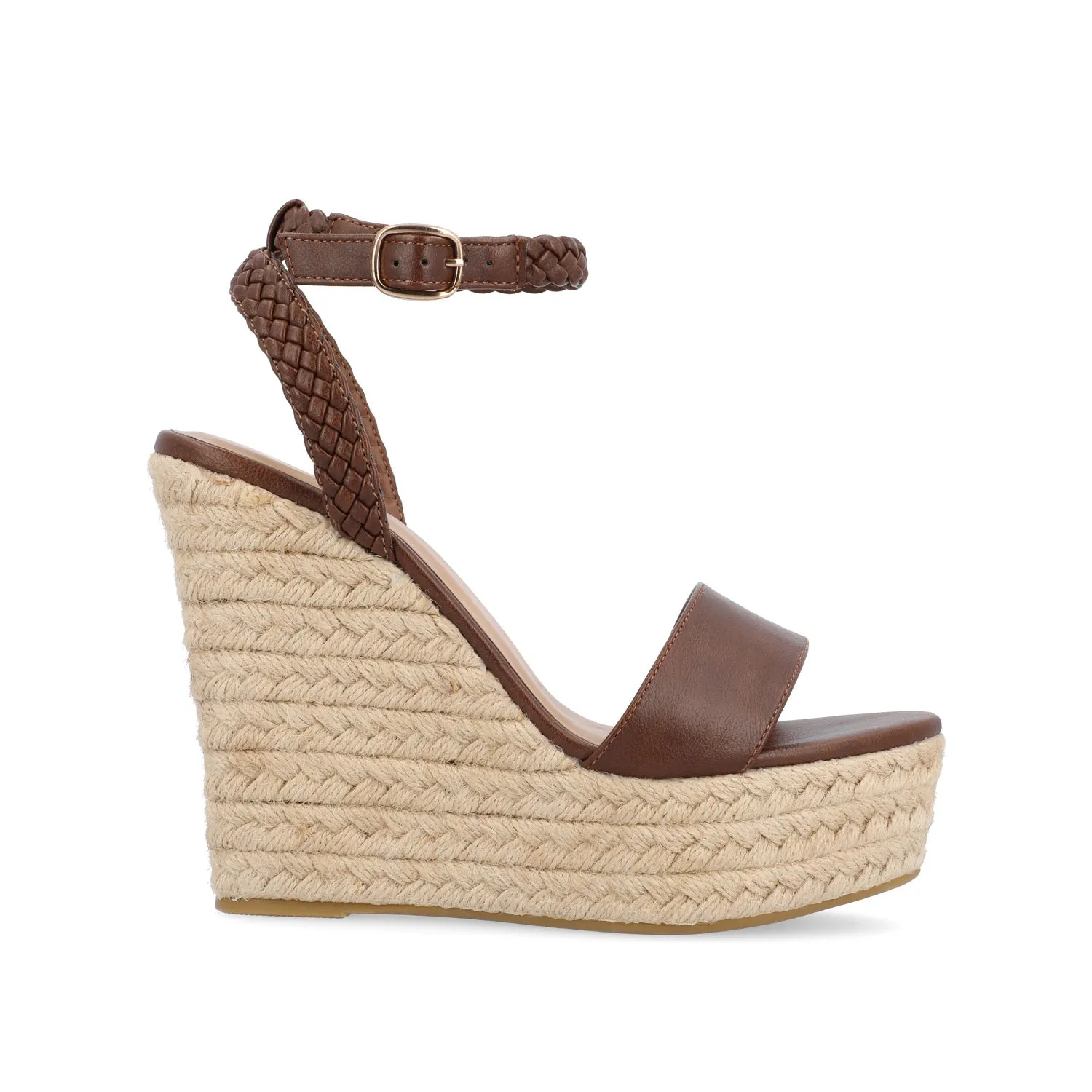 ANDIAH ESPADRILLE WEDGE HEELED SANDALS