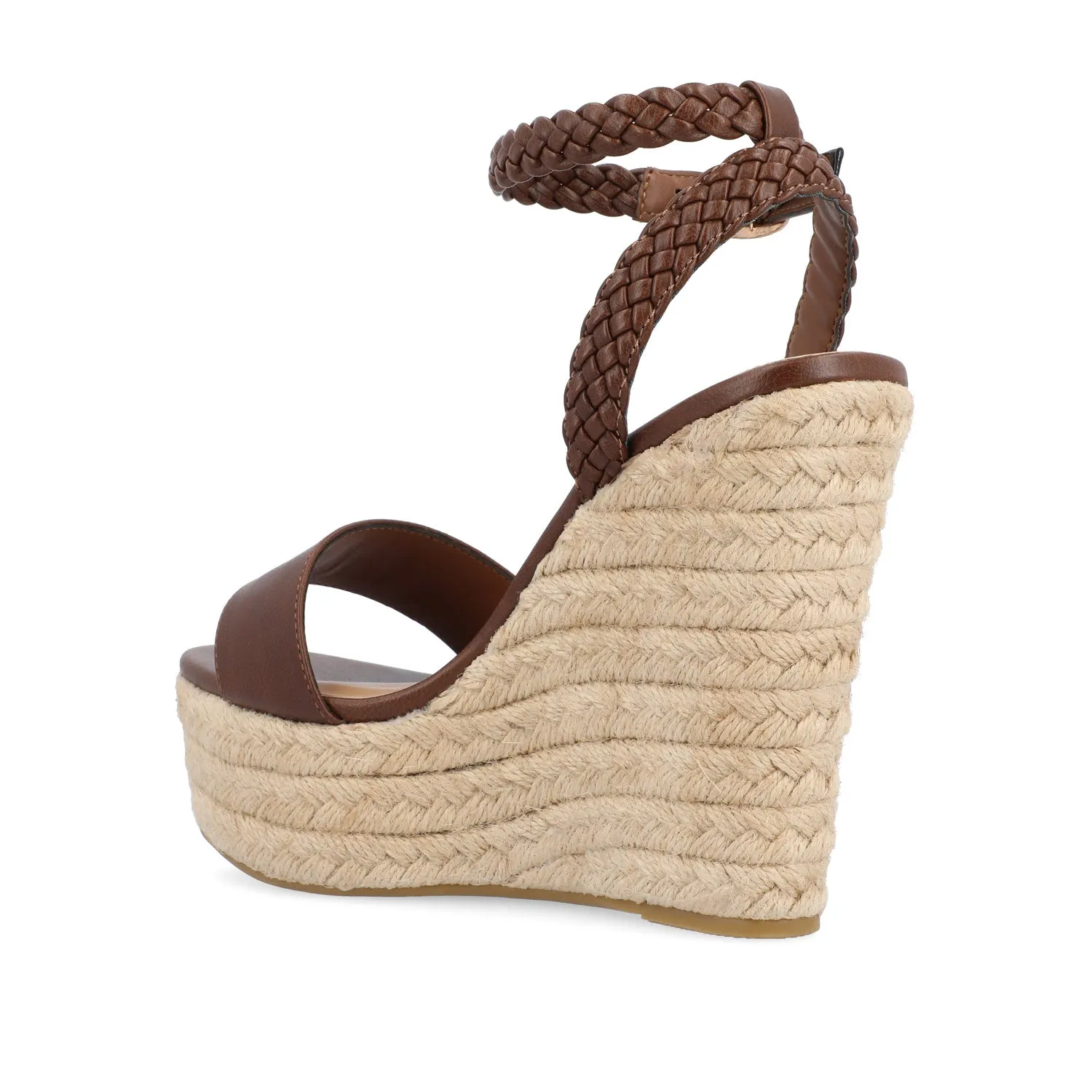 ANDIAH ESPADRILLE WEDGE HEELED SANDALS