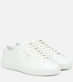 Andy sneakers in Saint Laurent leather, white