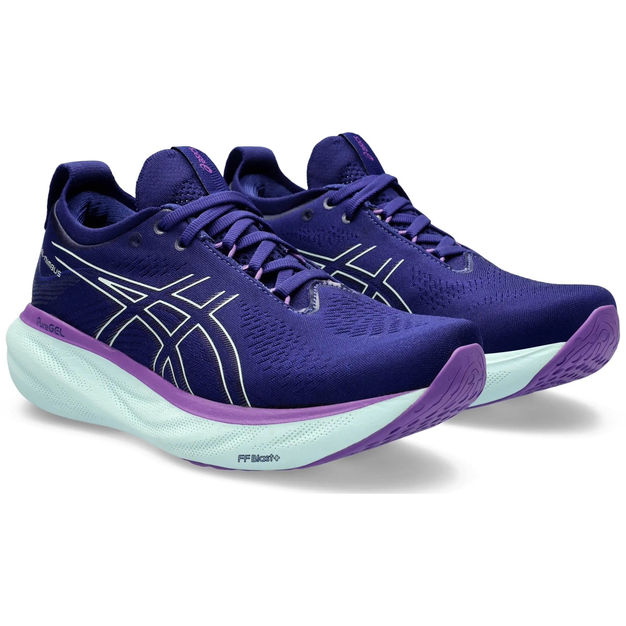 Asics Gel Nimbus 25 Womens Running Shoes - Blue