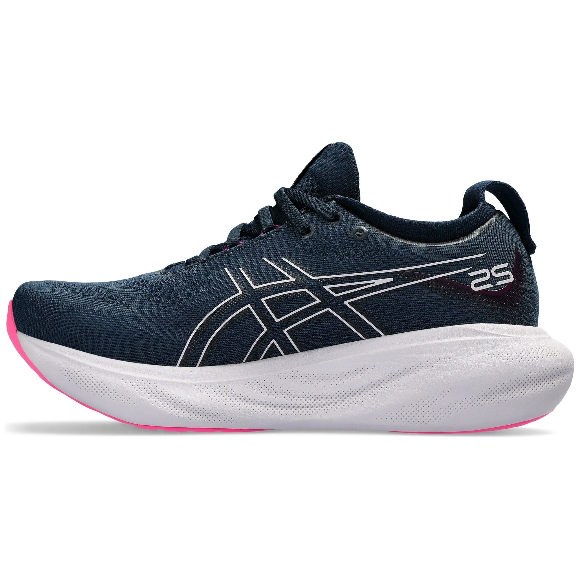 Asics Gel Nimbus 25 Womens Running Shoes - Navy