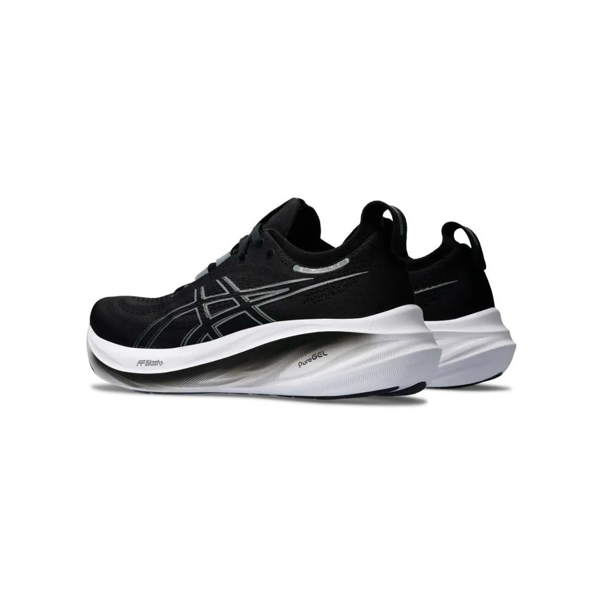 Asics Gel Nimbus 26 Black White SS24 Running Shoes