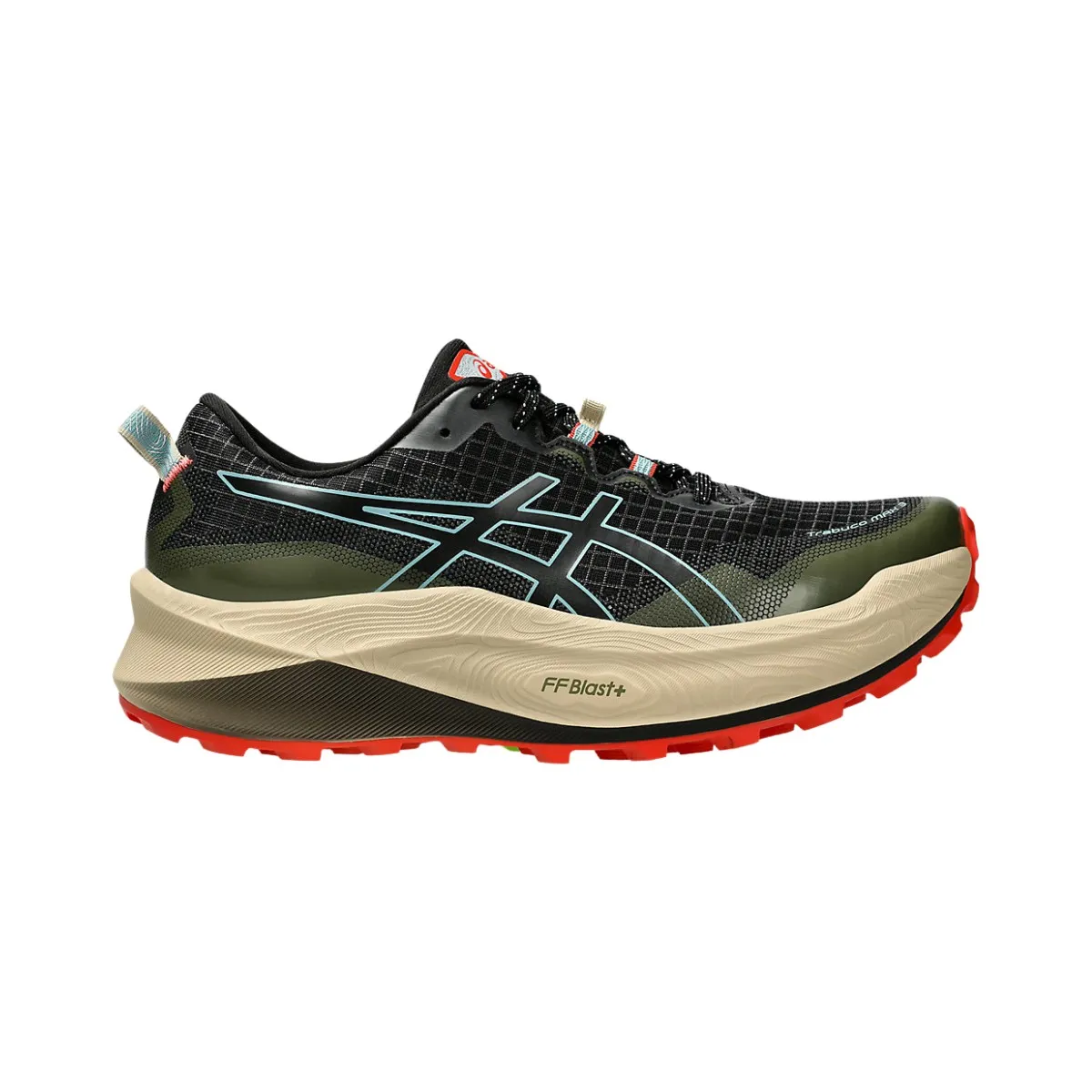 Asics Trabuco Max 3 Shoes Black Green AW24