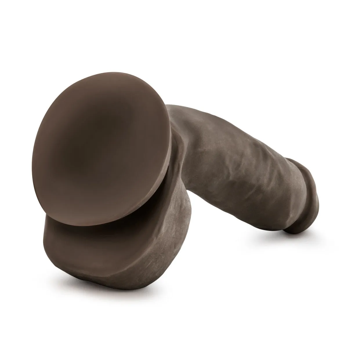 Au Naturel By Blush® | Jerome Realistic Brown 8.5-Inch Long Dildo With Balls & Suction Cup Base