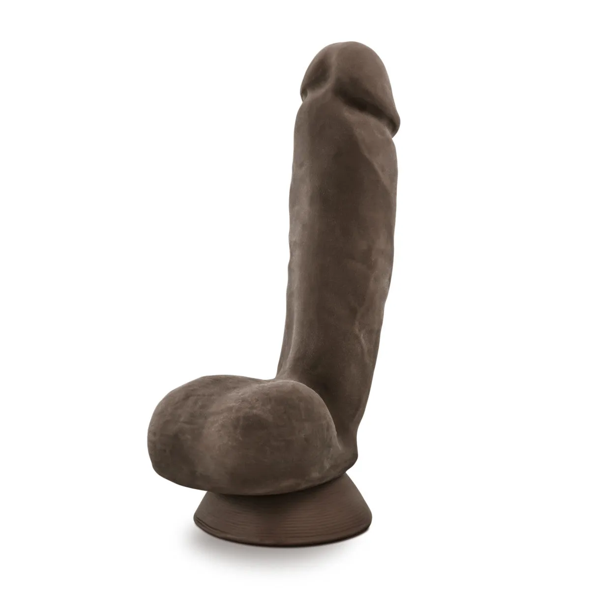 Au Naturel By Blush® | Jerome Realistic Brown 8.5-Inch Long Dildo With Balls & Suction Cup Base