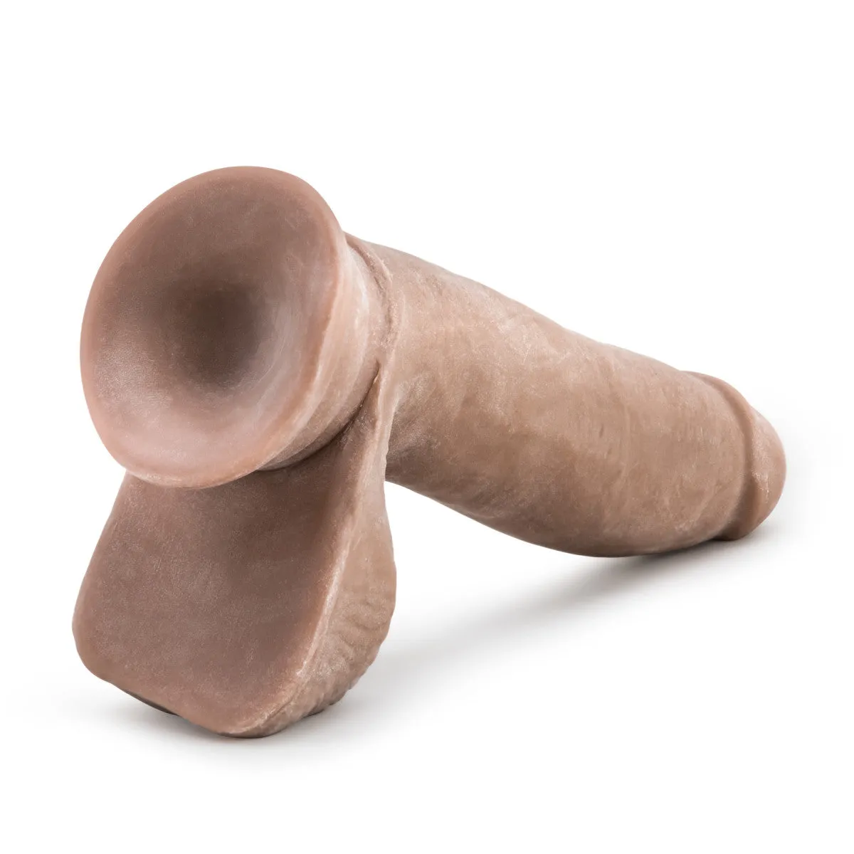 Au Naturel By Blush® | Realistic Latin 7-Inch Long Dildo With Balls & Suction Cup Base