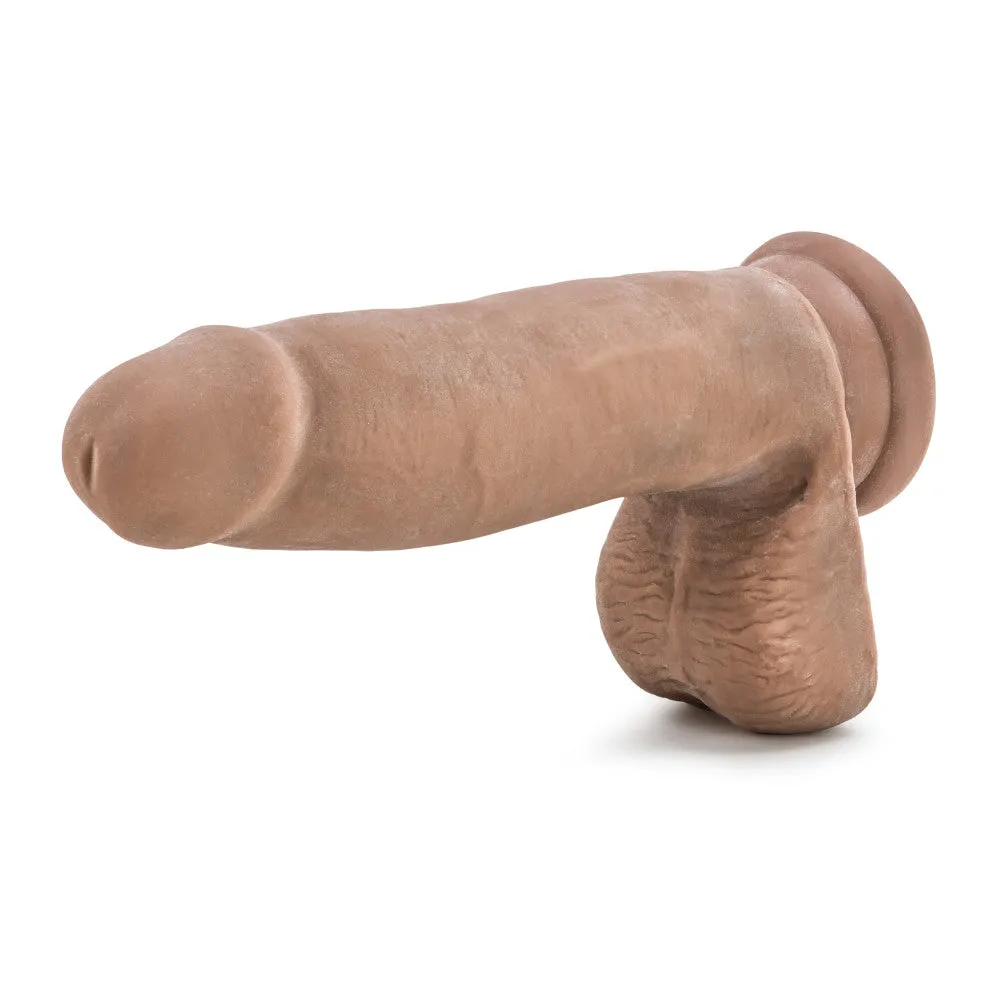 Au Naturel By Blush® | Realistic Latin 7-Inch Long Dildo With Balls & Suction Cup Base