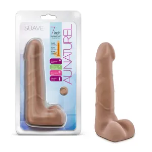 Au Naturel By Blush® | Suave Realistic Latin 7-Inch Long Dildo With Balls