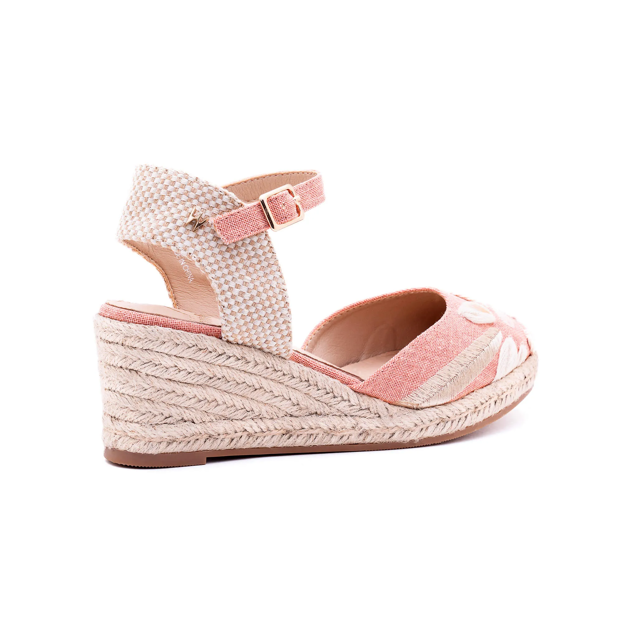 Belle Salmon Espadrilles