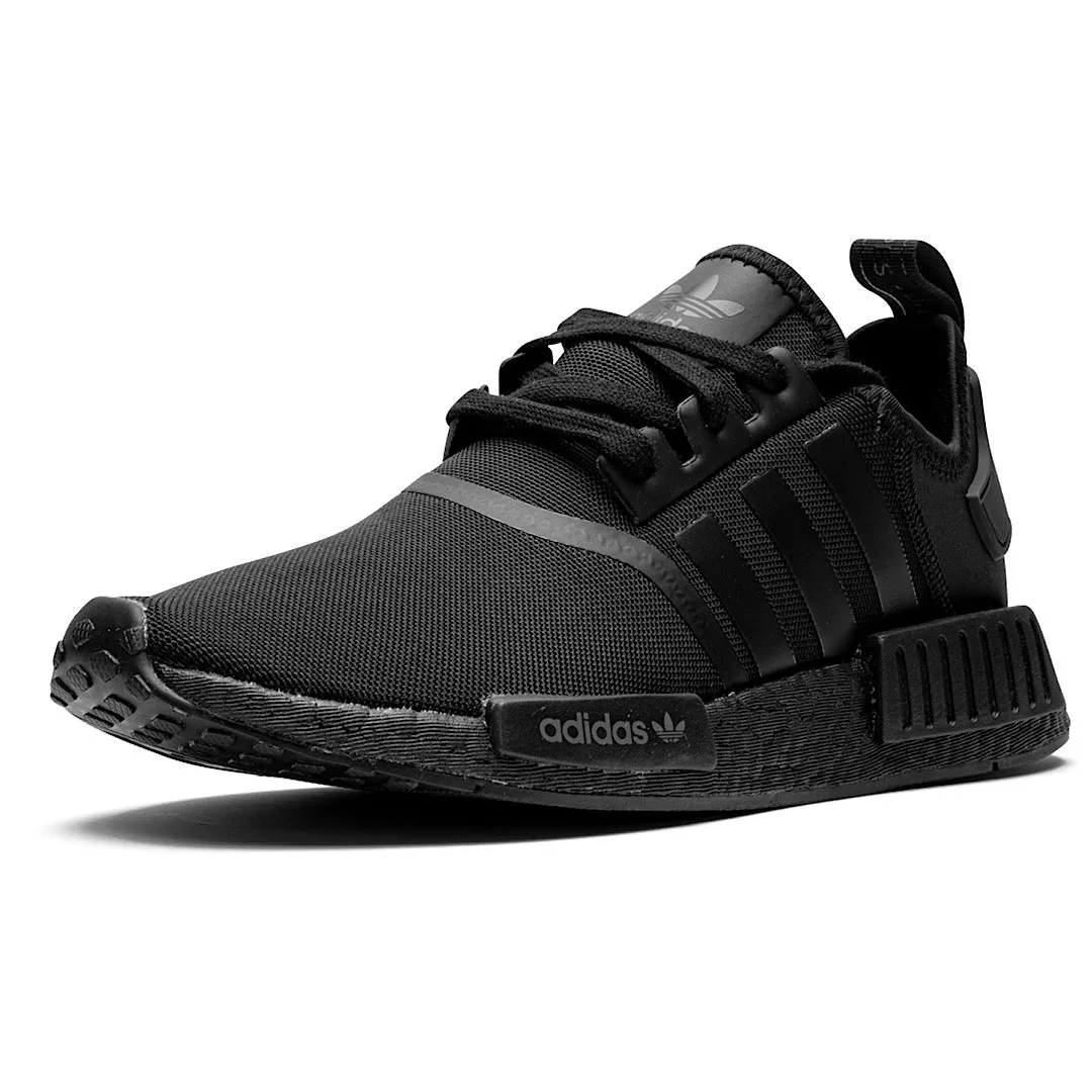 Big Kids Adidas Nmd R1 "Triple Black" (FW0397)