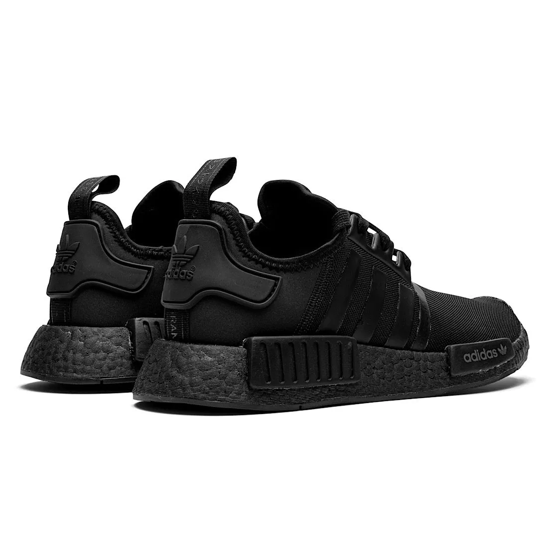 Big Kids Adidas Nmd R1 "Triple Black" (FW0397)