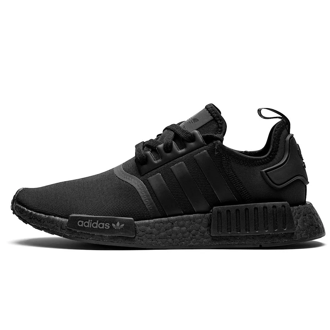 Big Kids Adidas Nmd R1 "Triple Black" (FW0397)