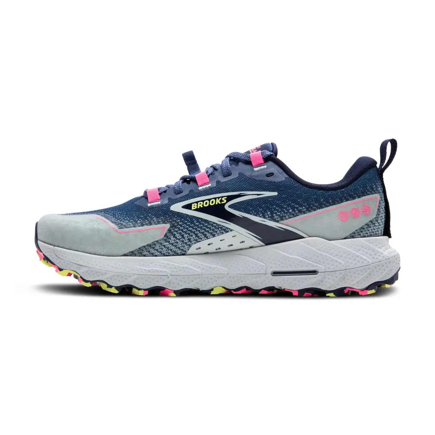 Brooks Cascadia 18 Ladies Trail Running Shoe (Oceana/Pearl Blue/Pink)