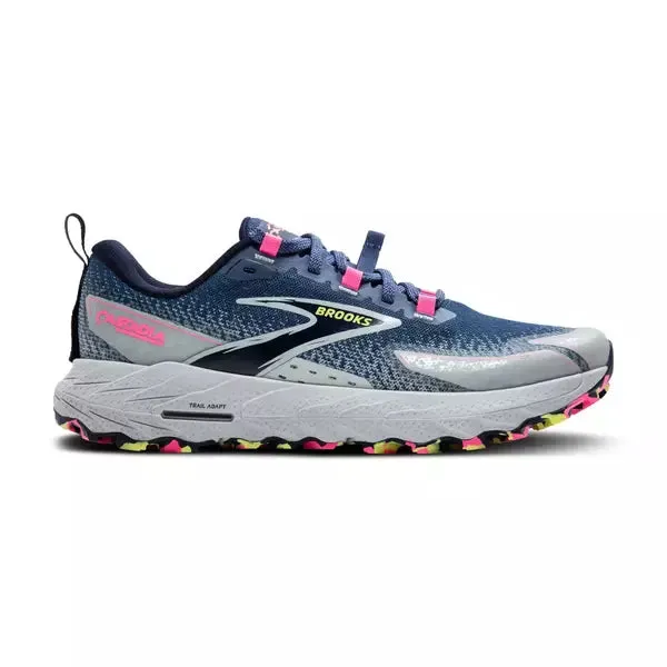 Brooks Cascadia 18 Ladies Trail Running Shoe (Oceana/Pearl Blue/Pink)