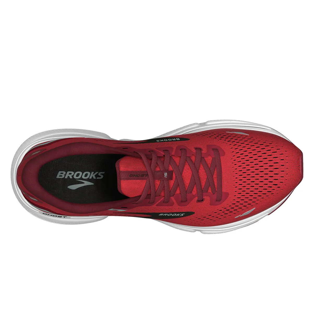 Brooks Ghost 15 Mens | Red/blue Haze/white