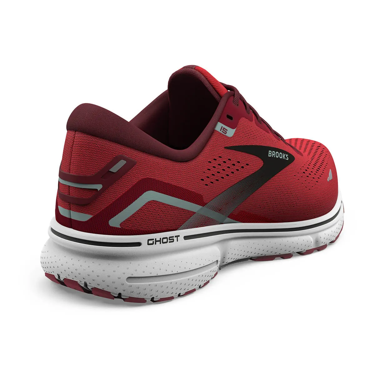 Brooks Ghost 15 Mens | Red/blue Haze/white