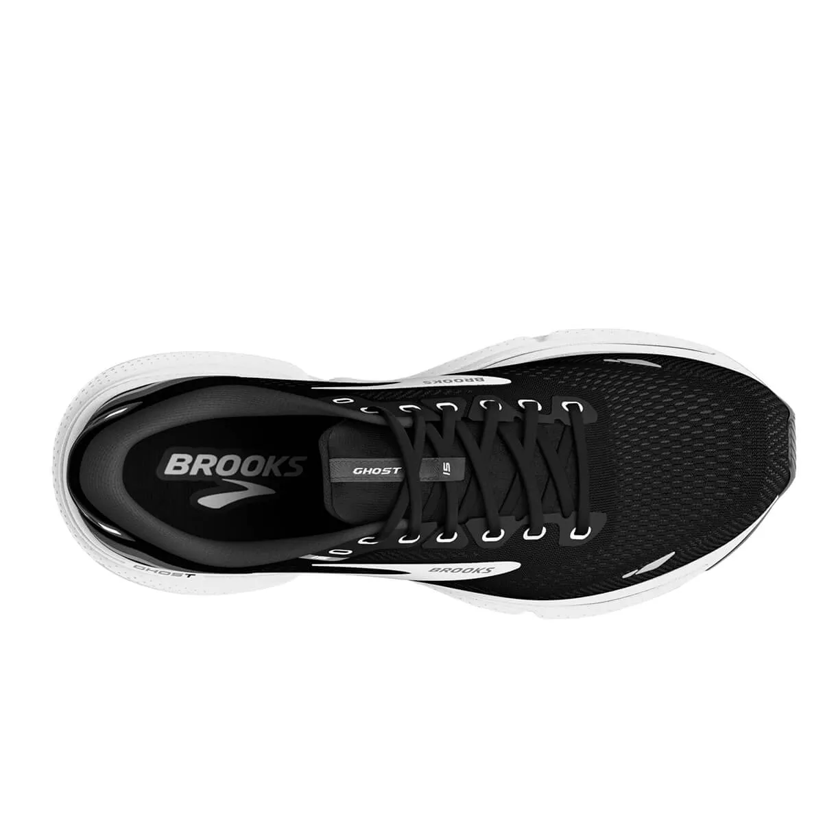 Brooks Ghost 15 Womens | Black/blackened Pearl/white