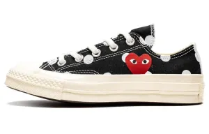 CDG Play x Converse Chuck Taylor All-Star 70 Ox Comme des Garcons PLAY Black Polka Dots